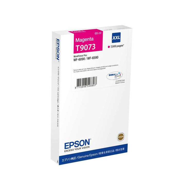 Epson T9073 Magenta Cartucho de Tinta Original - C13T907340