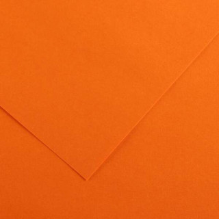 Canson Guarro Pack de 25 Cartulinas Iris de 185g - 50x65cm - Color Naranja