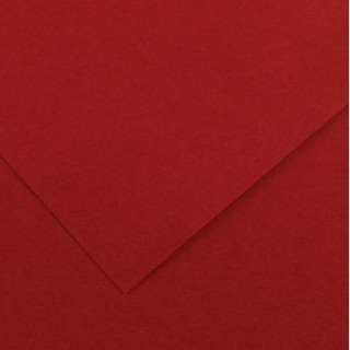 Canson Guarro Pack de 25 Cartulinas Iris de 185g - 50x65cm - Color Granate