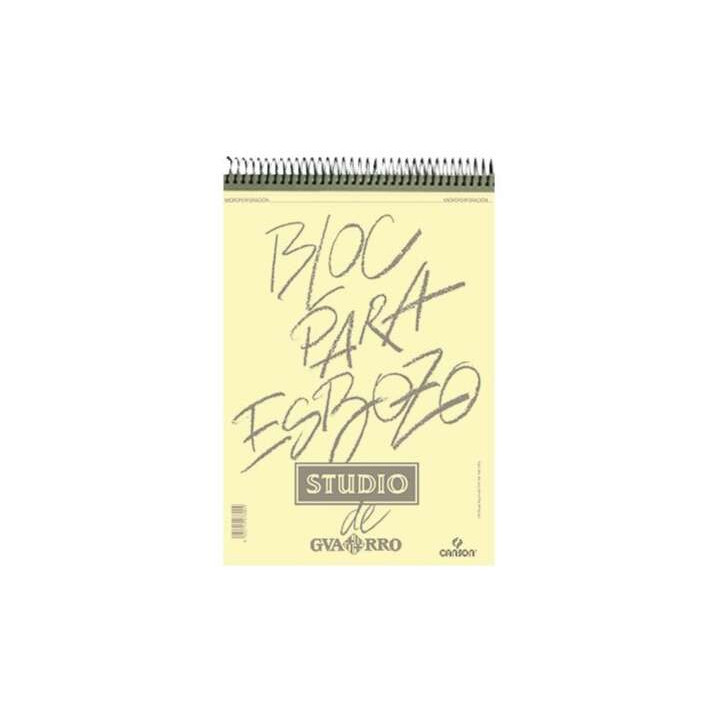 Canson Bloc de Dibujo para Esbozo de 100 Hojas A4 - 21x29.7cm - 90g - Color Blanco