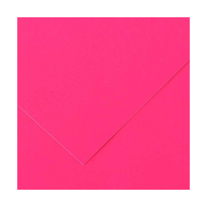 Canson Guarro Pack de 25 Cartulinas Iris de 185g - 50x65cm - Color Fucsia Fluo