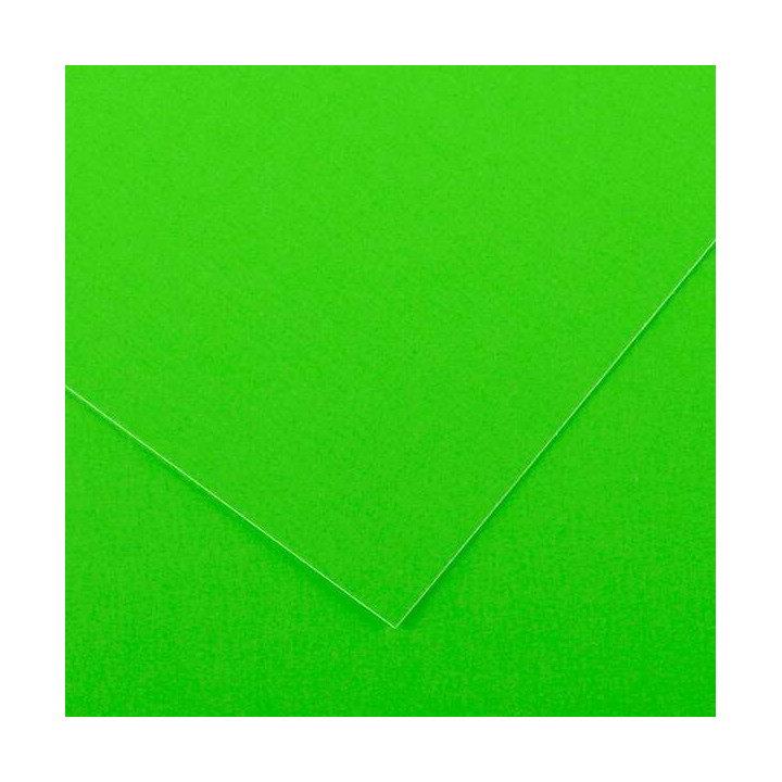 Canson Guarro Pack de 25 Cartulinas Iris de 185g - 50x65cm - Color Verde Fluo