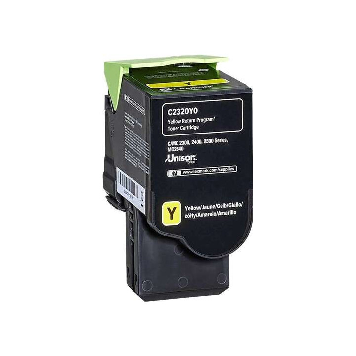 Lexmark C2325/C2425/C2535/MC2325/MC2425/MC2535/MC2640 Amarillo Cartucho de Toner Original - C2320Y0