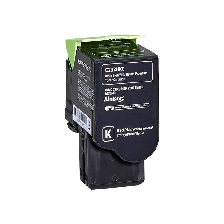 Lexmark C2325/C2425/C2535/MC2325/MC2425/MC2535/MC2640 Negro Cartucho de Toner Original - C232HK0