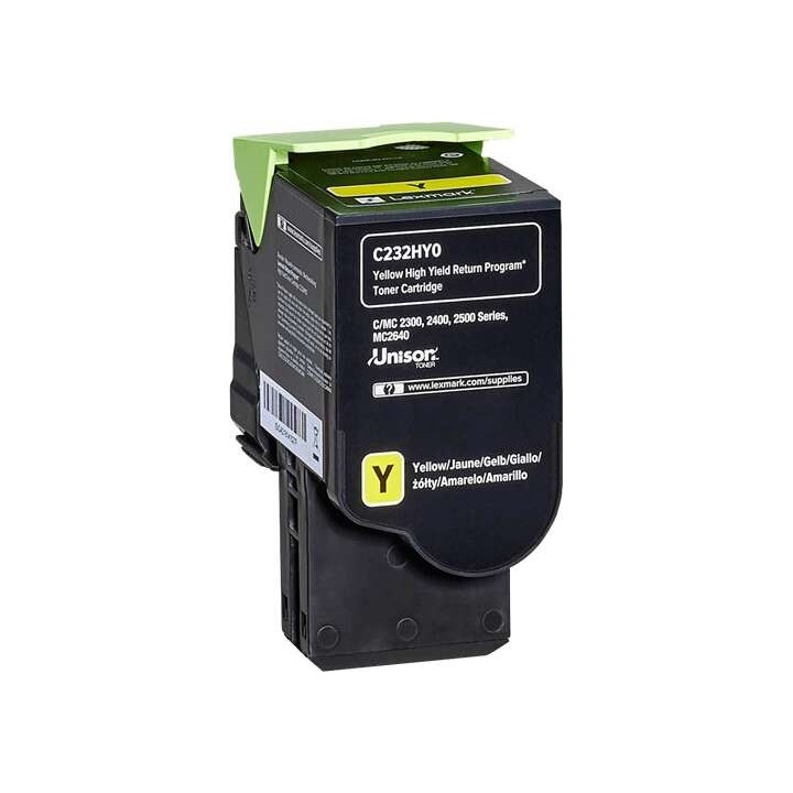Lexmark C2325/C2425/C2535/MC2325/MC2425/MC2535/MC2640 Amarillo Cartucho de Toner Original - C232HY0