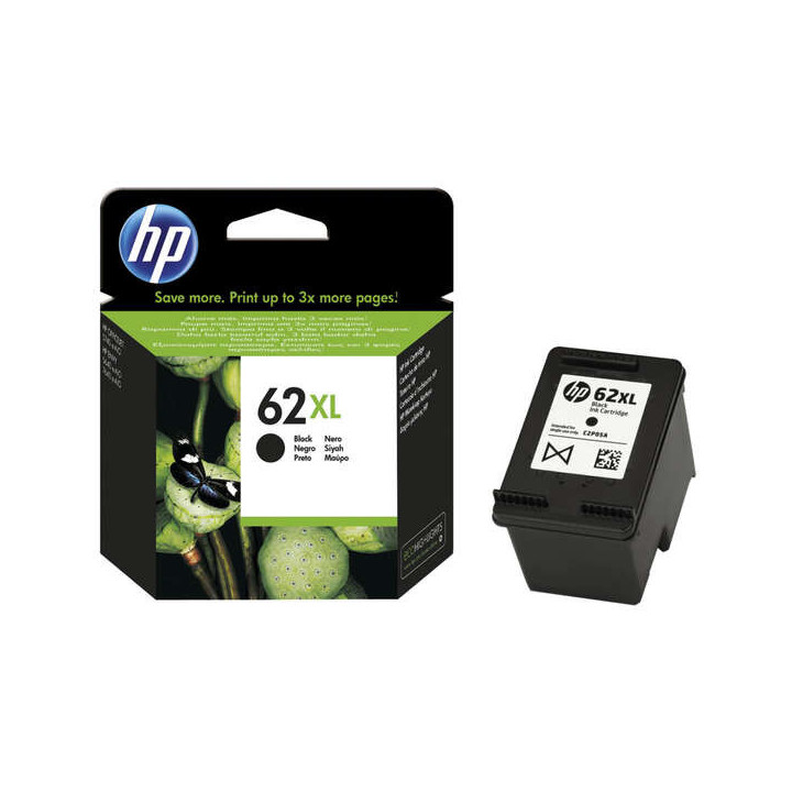 HP 62XL Negro Cartucho de Tinta Original - C2P05AE