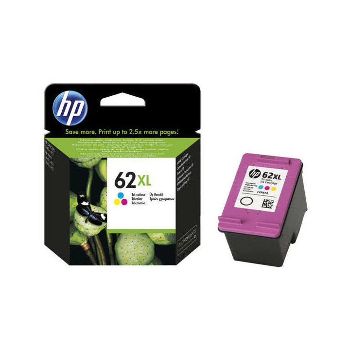 HP 62XL Color Cartucho de Tinta Original - C2P07AE