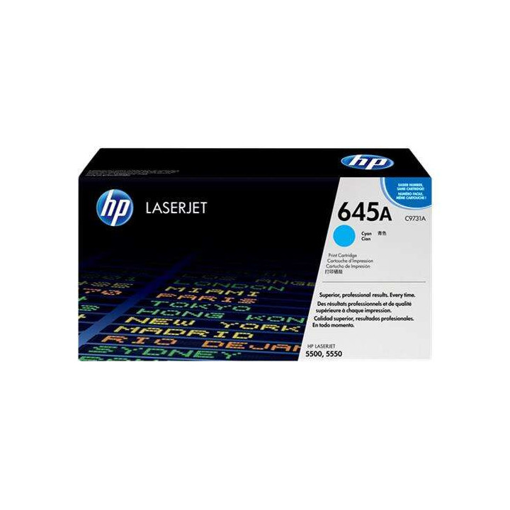 HP C9731A Cyan Cartucho de Toner Original - 645A