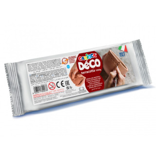 Carioca Pasta de Modelar Terracota 1000gr - Apta para Todas las Tecnicas de Modelaje - Endurece al Aire sin Coccion - Facil de