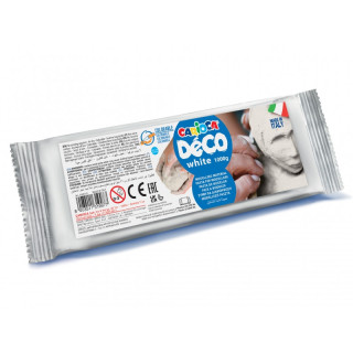 Carioca Pasta de Modelar 1000gr - Apta para Todas las Tecnicas de Modelaje - Endurece al Aire sin Coccion - Facil de Alisar - C