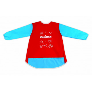 Carioca Delantal Baby 5-8 Años - Impermeable - Manga Larga - Bolsillos - Lavable a Maquina - Cierre con Velcro - Zona para Nom