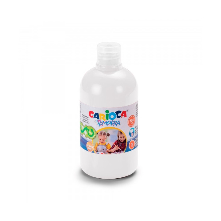 Carioca Botella Tempera 500ml - Colores Superlavables - Faciles de Mezclar - Aplicable en Materiales Porosos - Alta Opacidad -