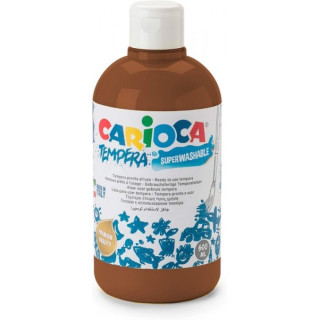 Carioca Botella Tempera 500ml - Colores Superlavables - Faciles de Mezclar - Aplicable en Materiales Porosos - Alta Opacidad -