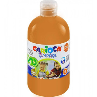 Carioca Botella de Tempera - 500ml - Colores Superlavables - Faciles de Mezclar - Aplicable en Materiales Porosos - Alta Opacid