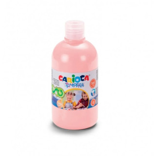 Carioca Botella de Tempera 500ml - Colores Superlavables - Faciles de Mezclar - Aplicable en Materiales Porosos - Alta Opacidad