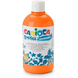 Carioca Botella Tempera 500ml - Colores Superlavables - Faciles de Mezclar - Aplicable en Materiales Porosos - Alta Opacidad -