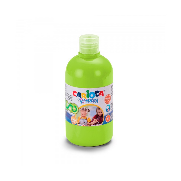 Carioca Botella de Tempera - 500ml - Colores Superlavables - Faciles de Mezclar - Aplicable en Materiales Porosos - Alta Opacid