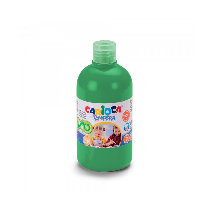 Carioca Botella Tempera - 500ml - Colores Superlavables - Faciles de Mezclar - Aplicable en Materiales Porosos - Alta Opacidad