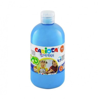 Carioca Botella de Tempera - 500ml - Colores Superlavables - Faciles de Mezclar - Aplicable en Materiales Porosos - Alta Opacid