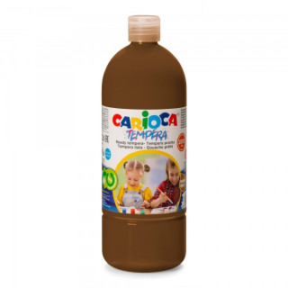 Carioca Botella de Tempera 1000ml - Colores Superlavables - Faciles de Mezclar - Aplicable en Materiales Porosos - Alta Opacida