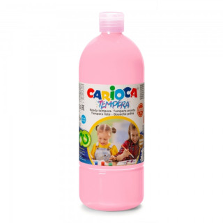 Carioca Botella Tempera 1000ml - Colores Superlavables - Faciles de Mezclar - Aplicable en Materiales Porosos - Alta Opacidad -
