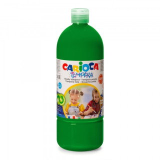 Carioca Botella de Tempera - 1000ml - Colores Superlavables - Faciles de Mezclar - Aplicable en Materiales Porosos - Alta Opaci