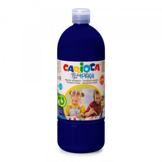 Carioca Botella de Tempera 1000ml - Colores Superlavables - Faciles de Mezclar - Aplicable en Materiales Porosos - Alta Opacida