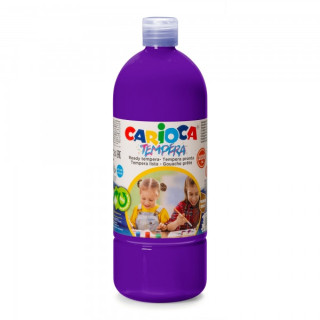 Carioca Botella de Tempera - 1000ml - Colores Superlavables - Faciles de Mezclar - Aplicable en Materiales Porosos - Alta Opaci