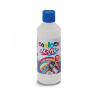 Carioca Botella de 250ml de Tempera Acrilica - Colores Brillantes y Resistentes a la Luz - Efecto Tridimensional - Apto para To