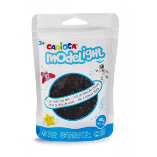 Carioca Modelight Pack de Pasta de Moldear Super Ligera - Elastica y Maleable - Se Seca al Aire - No Ensucia las Manos - Reutil