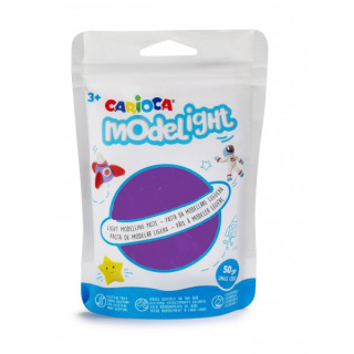 Carioca Modelight Pack de Pasta de Moldear Super Ligera - Elastica y Maleable - Se Seca al Aire - No Ensucia las Manos - Reutil