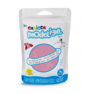 Carioca Modelight Pack de Pasta de Moldear Super Ligera - Elastica y Maleable - Se Seca al Aire - No Ensucia las Manos - Reutil