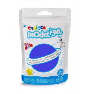 Carioca Modelight Pack de 50gr de Masa de Modelar - Super Ligera - Elastica y Maleable - Se Seca al Aire - No Ensucia las Manos