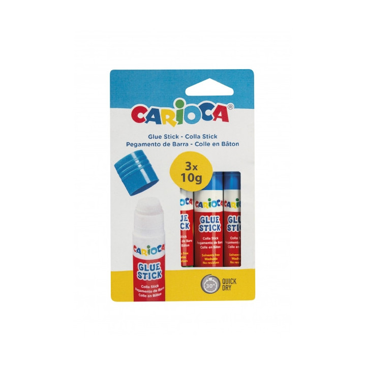 Carioca Pack de 3 Pegamentos de Barra - Ideal para Casa