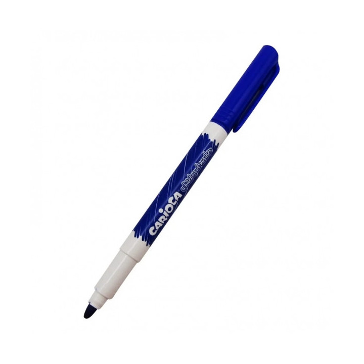 Carioca Rotulador para Pizarra Blanca Clip - Tapa con Clip - Se Borra Facilmente - Se Seca Rapidamente - Punta de Ø 4.5mm - Co