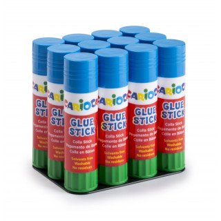 Carioca Expositor de 12 Pegamentos de Barra - Ideal para Casa