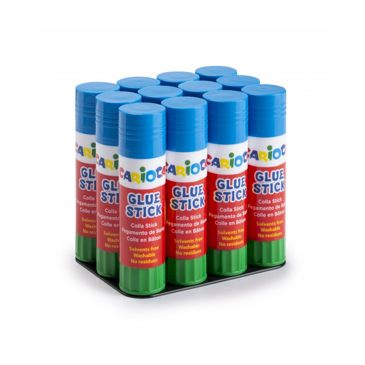 Carioca Expositor de 12 Pegamentos de Barra - Ideal para Casa