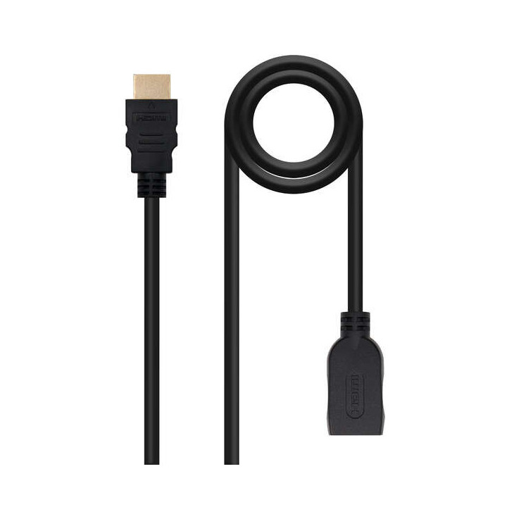 Nanocable Cable HDMI 2.0 Prolongador A/M-A/H - 3.0m - Color Negro