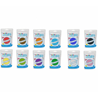 Carioca Modelight Pack de 12 Pastas de Moldear Super Ligera - Elastica y Maleable - Se Seca al Aire - No Ensucia las Manos - Re