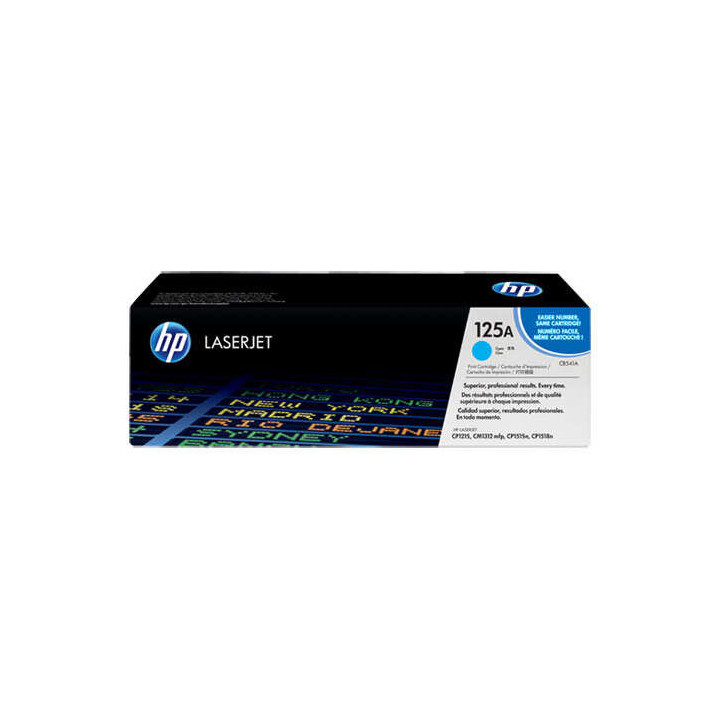 HP CB541A Cyan Cartucho de Toner Original - 125A