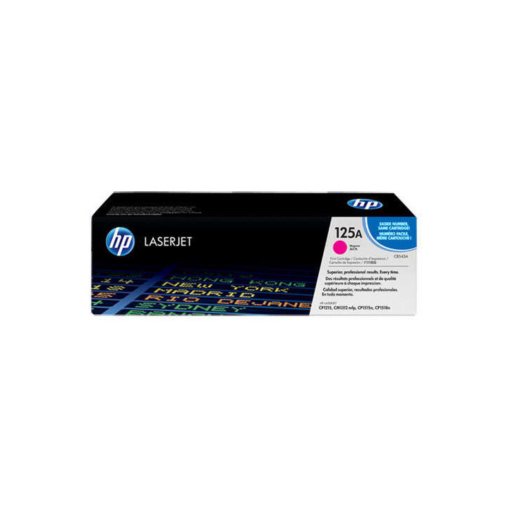 HP CB543A Magenta Cartucho de Toner Original - 125A