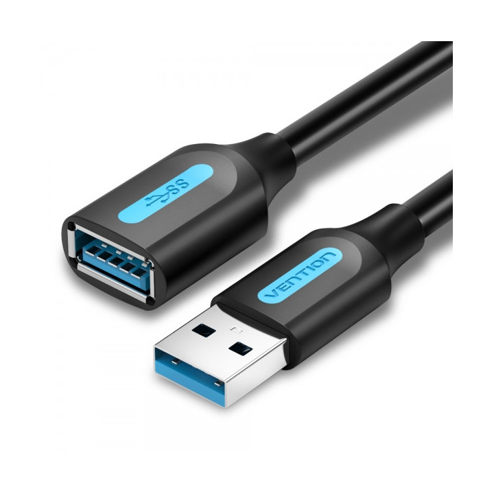 Vention Cable Extension USB 3.0 A Macho a A Hembra - 2m - Color Negro