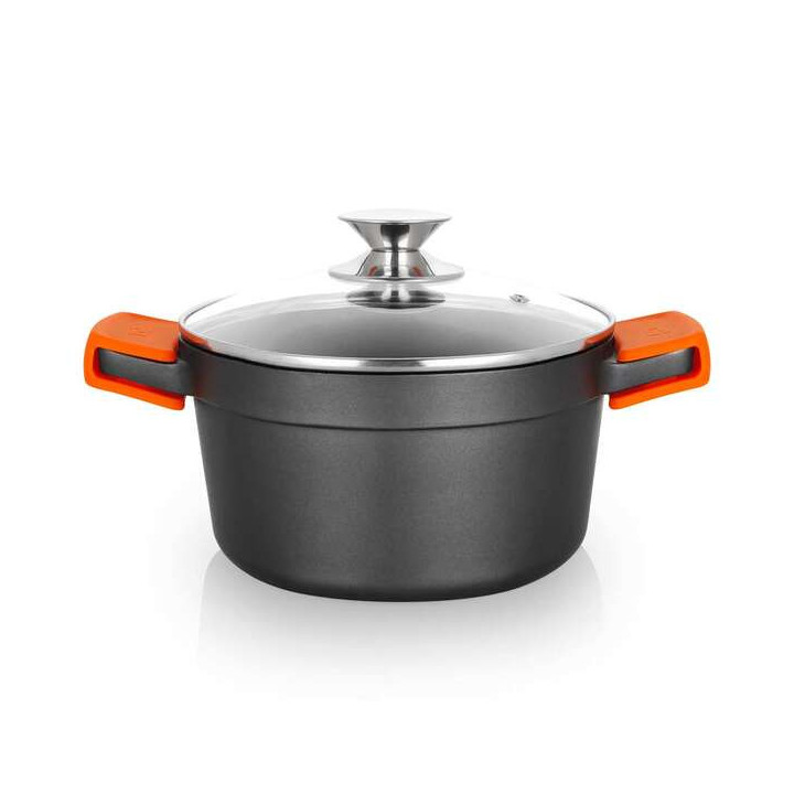 Orbegozo CDH 3020 - Cacerola de Aluminio Fundido Resistente - Versatilidad y Seguridad en la Cocina - Antiadherente y Apta para