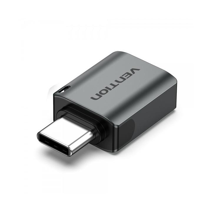 Vention Adaptador USB-C Macho a USB 3.0 Hembra - Color Gris