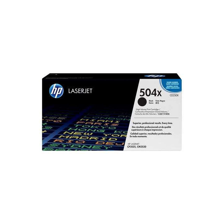 HP CE250X Negro Cartucho de Toner Original - 504X