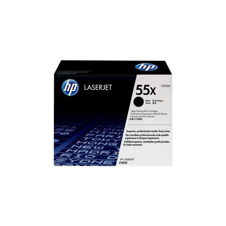 HP CE255X Negro Cartucho de Toner Original - 55X
