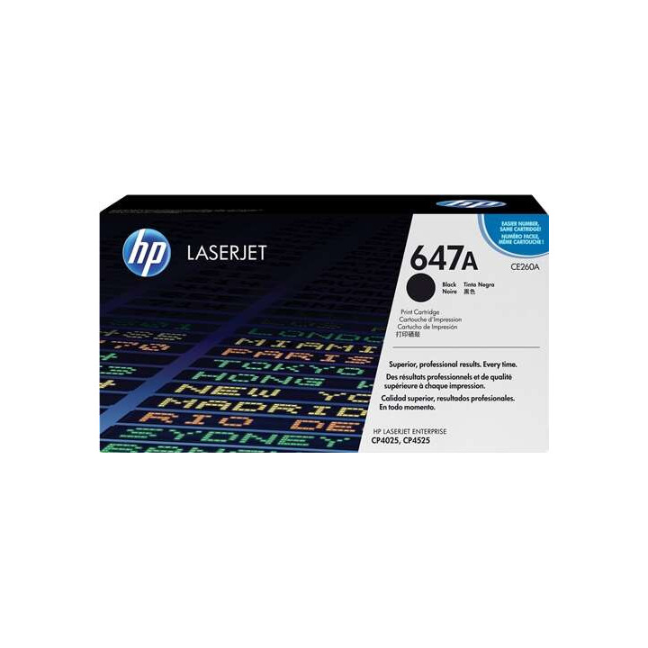 HP CE260A Negro Cartucho de Toner Original - 647A