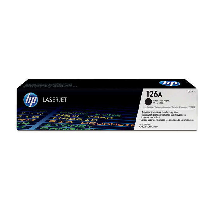 HP CE310A Negro Cartucho de Toner Original - 126A