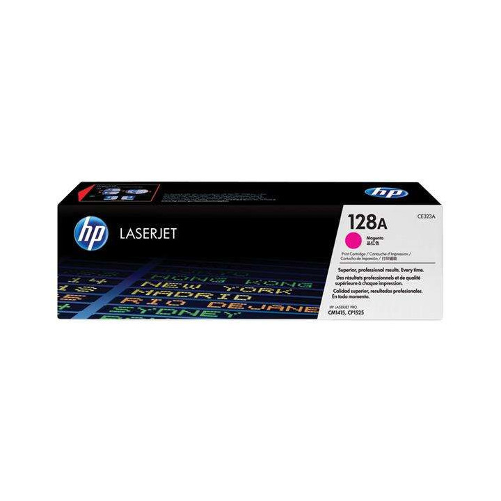 HP CE323A Magenta Cartucho de Toner Original - 128A