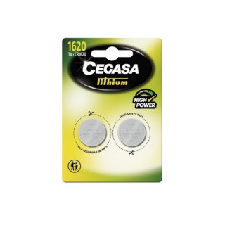 Cegasa Lithium CR1620 Pack de 2 Pilas 3V